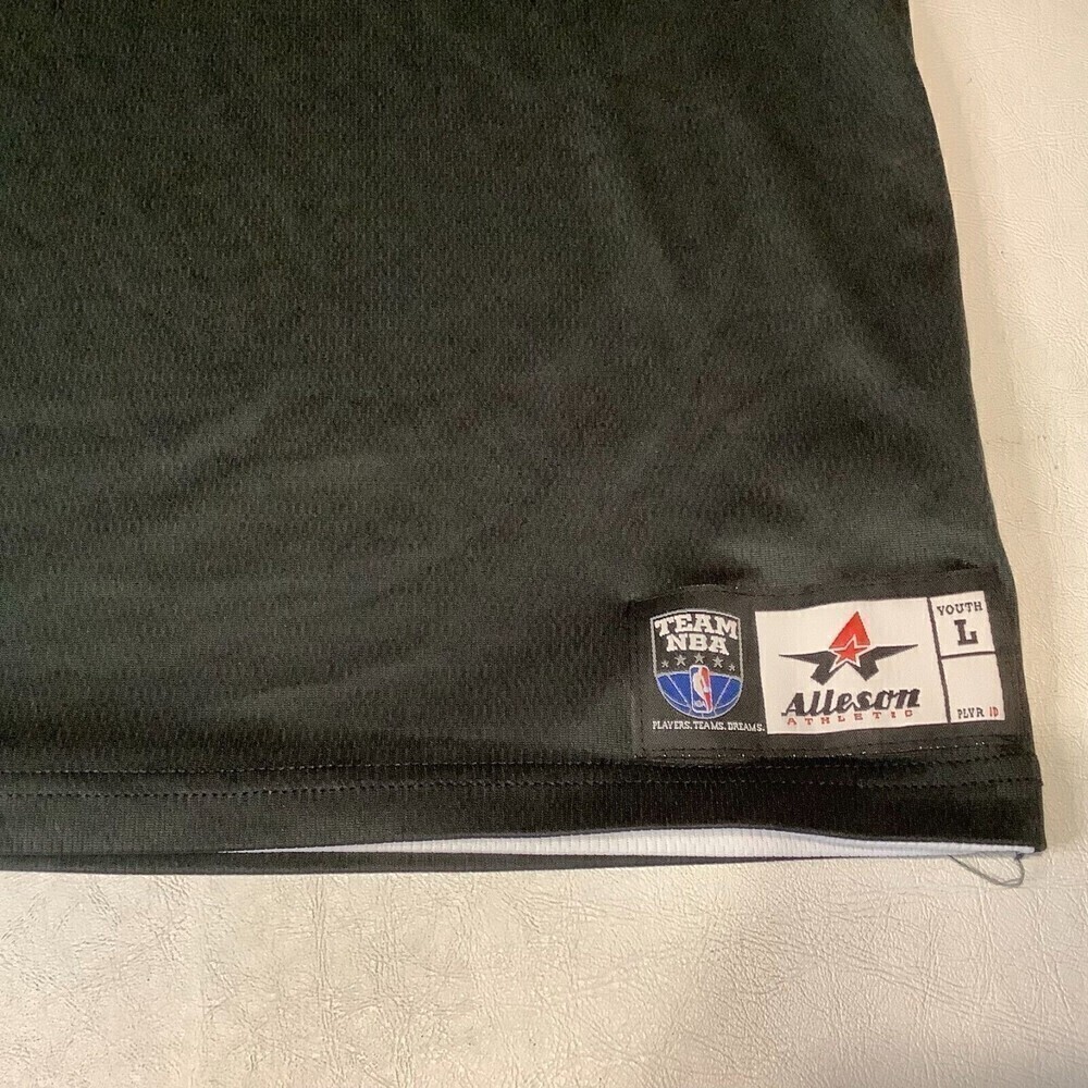 NBA Bucks #2 Ellsworth Jersey Size Large Alleson Athletic Reversible Black/White - Picture 8 of 11
